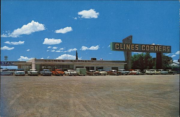 Restaurant and Service Station Clines Corners New Mexico