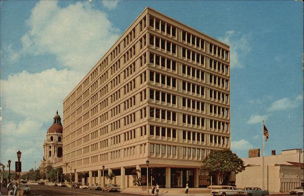 Head Office Building, Mutual Savings, 315 East Colorado Boulevard Pasadena California