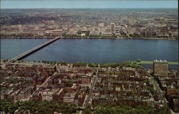 View from Boston's Prudential Tower Massachusetts