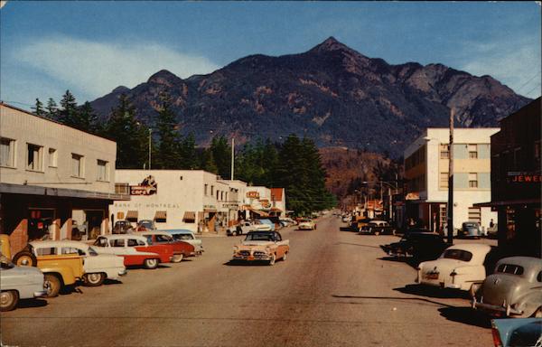 Street Scene Hope BC Canada British Columbia