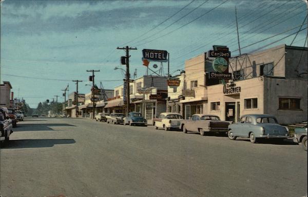 Main Street Quesnel BC Canada British Columbia