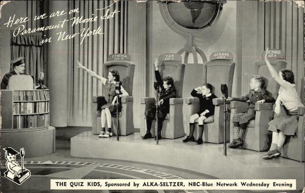 The Quiz Kids, Paramount Movie Set New York