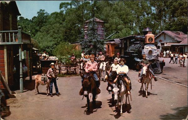 The Burro Train, Knott's Berry Farm Buena Park California
