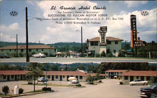 St. Francis Hotel Courts Birmingham Alabama
