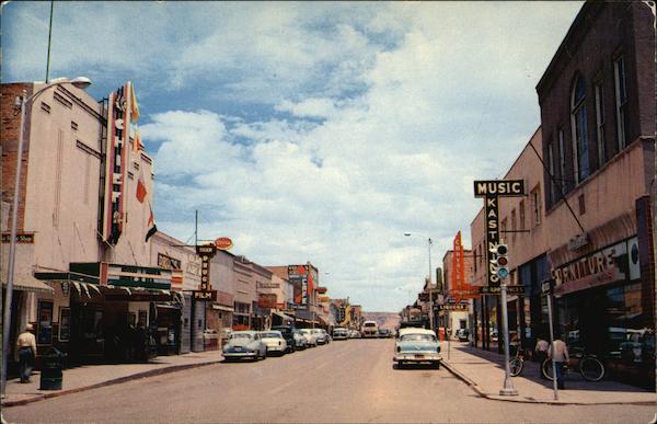 Looking East on 3rd Street and Coal Gallup New Mexico