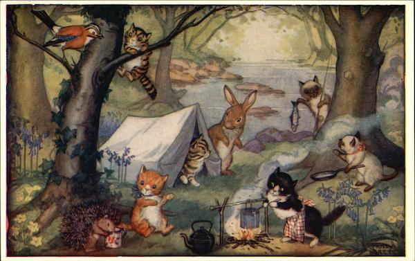 Kittens' Camp Molly Brett Dressed Animals