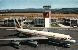 Ethiopian Airlines Boeing Fan-Jet at Addis Ababa Airport Postcard