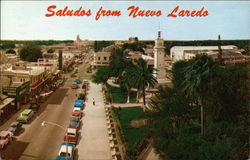 Saludos from Nuevo Laredo Postcard