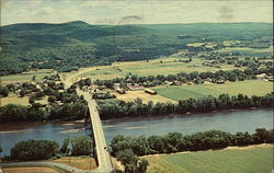 A View of Sunderland, Massachusetts and Connecticut River from Mt. Sugarloaf Postcard