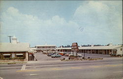 Deluxe Motor Lodge and Restaurant Postcard