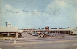 Deluxe Motor Lodge and Restaurant Postcard