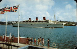 Q.T.E.V. Queen of Bermuda Postcard