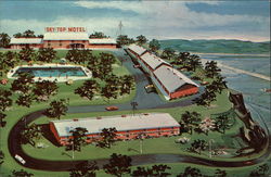 Sky Top Motel Kingston, NY Postcard Postcard