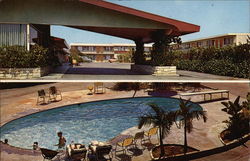 Don's Motel Long Beach, CA Postcard Postcard