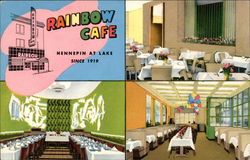 Rainbow Cafe Postcard