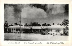 Pelican Court - "The Finest Under the St. Pete Sun" St. Petersburg, FL Postcard Postcard