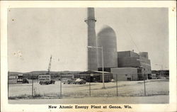 New Atomic Energy Plant Genoa, WI Postcard Postcard