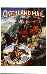 Overland Mail First Day Issue Cards Postcard Postcard