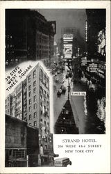 Strand Hotel New York City, NY Postcard Postcard