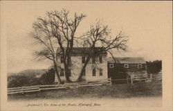 Fruitlands - The Home of the Alcotts Harvard, MA Postcard Postcard