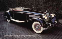 1935 Hispano Suiza K6 Saoutchik Cabriolet Postcard