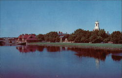 Harvard Boat House, Along the Charles River Cambridge, MA Postcard Postcard