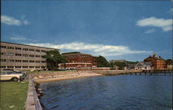 Marine Biological Building & Oceanographic Institution Woods Hole, MA Postcard Postcard