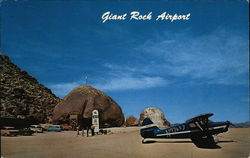 Giant Rock Airport Landers, CA Postcard Postcard