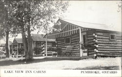 Lake View Inn Cabins Postcard