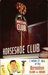 Horsehoe Club Reno, NV Postcard Postcard