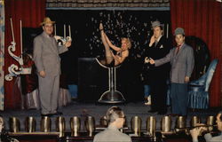 Silver Slipper Theater Cast, Hotel New Frontier Postcard