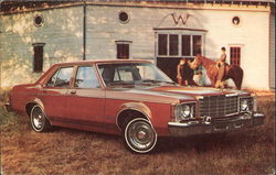 1977 Granada 4-Dr Sedan Cars Postcard Postcard