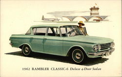 1962 Rambler Classic-6 Deluxe 4-Door Sedan Postcard