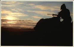 Sunset Over the Falklands Postcard