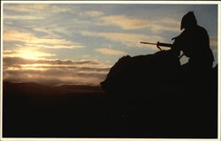 Sunset Over the Falklands Falkland Islands Military Postcard Postcard