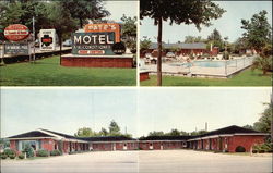 Pate's Motel Dillon, SC Postcard Postcard