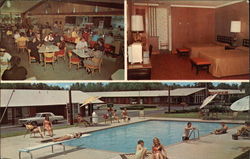 Quality Courts Motel Coral & Restaurant Postcard
