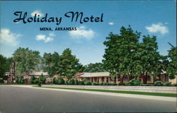 Holiday Motel Mena, AR Postcard Postcard