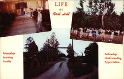 Life at Fort Hill Postcard