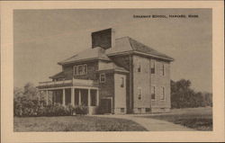 Grammar School (Reprint) Harvard, MA Postcard Postcard