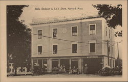 Gale, Dickson & Co.'s Store Harvard General Store (Reprint) Postcard