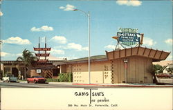 Gang Sue's Tea Garden Chinese Restaurant Porterville, CA Postcard Postcard