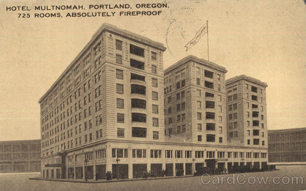 Hotel Multnomah Portland Oregon