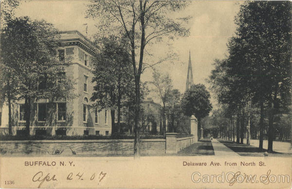 Delawaro Ave From North St Buffalo New York