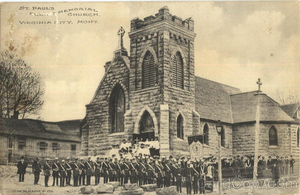 St. Paul's Ellit Memorial Church Virginia City Montana