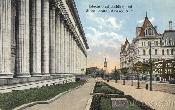 Educational Building And State Capitol Albany New York