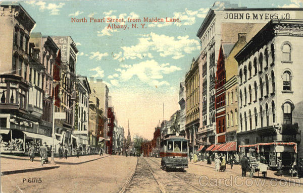 North Pearl Street From State Street Albany New York
