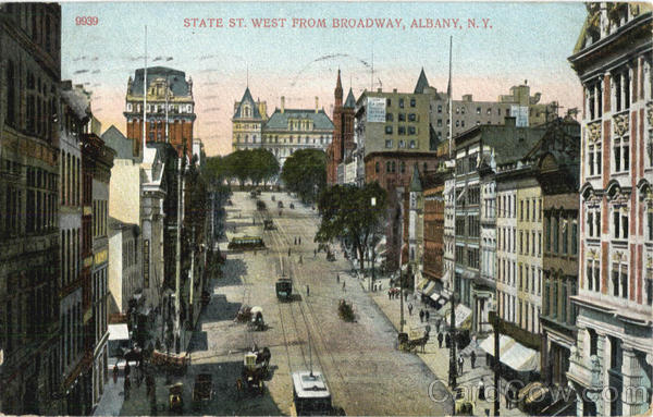 State St. West From Broadway Albany New York