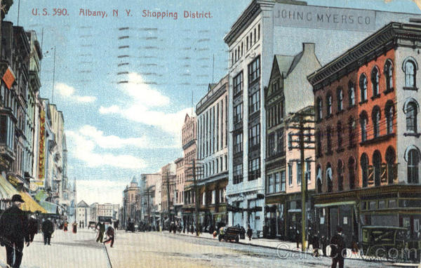 Shopping District, Washington Park Albany New York