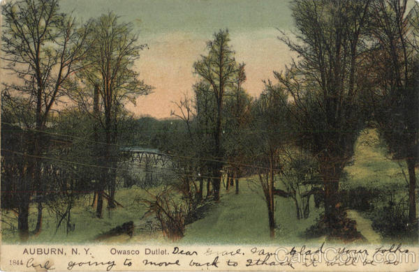 Owasco Outlet Auburn New York